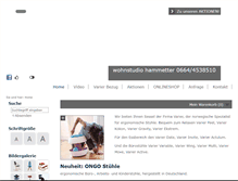 Tablet Screenshot of gesundes-sitzen.at